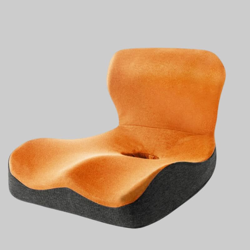 OrthoEase Orthopedic L-Shape Seat Cushion With Memory Foam Back And Tailbone Relief | Temsk