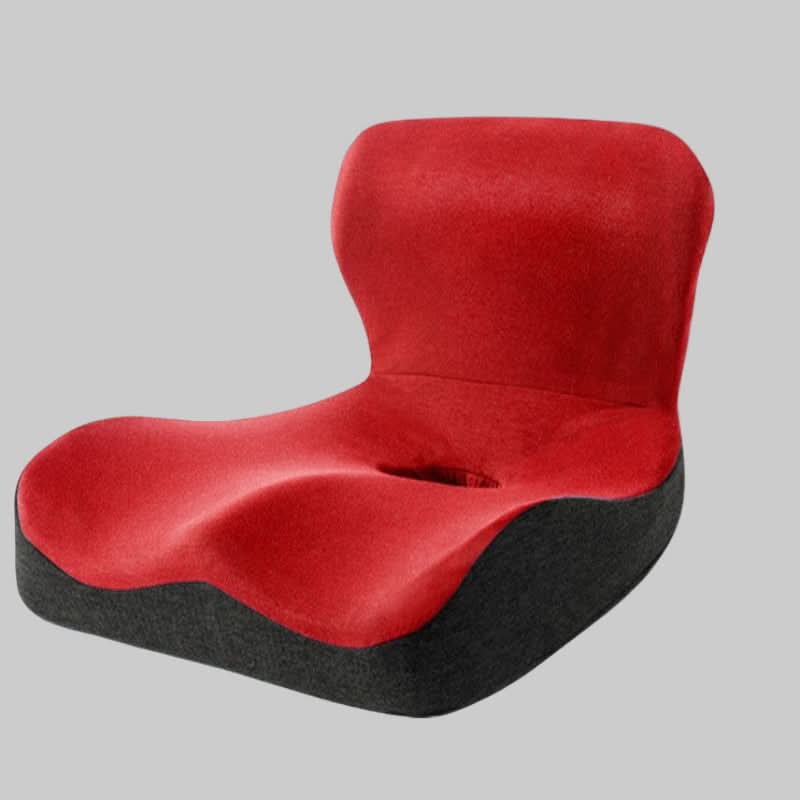 OrthoEase Orthopedic L-Shape Seat Cushion With Memory Foam Back And Tailbone Relief | Temsk