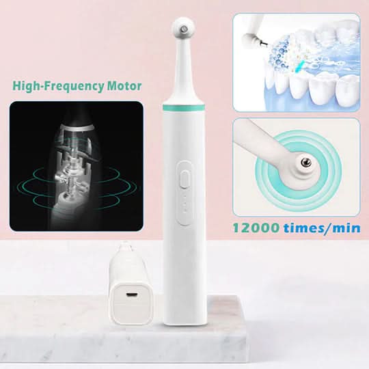 AeroSonic Ultrasonic Tooth Cleaner for Deep Cleaning and Radiant Smile | Temsk