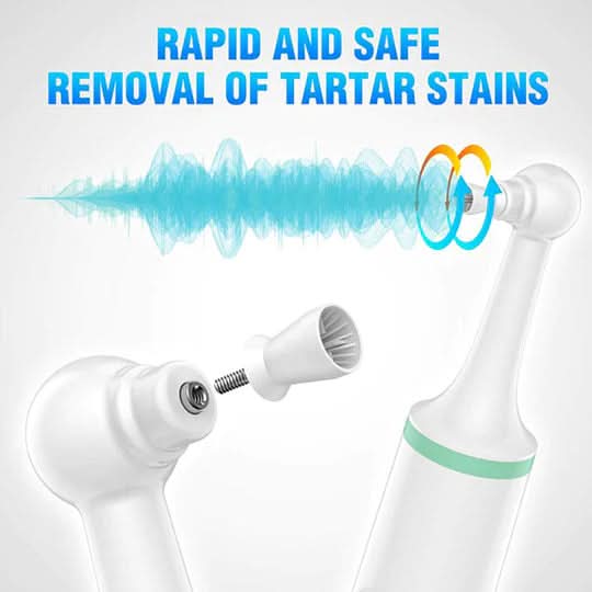 AeroSonic Ultrasonic Tooth Cleaner for Deep Cleaning and Radiant Smile | Temsk