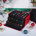 Ornament Organizer Box For Christmas With Stackable Trays And Adjustable Dividers | Temsk