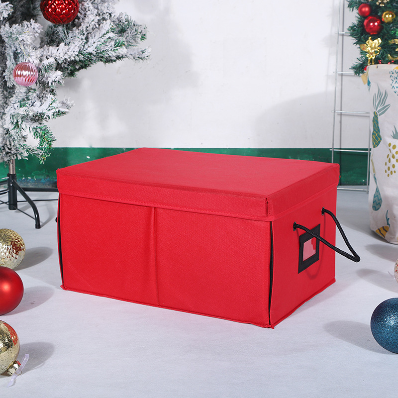 Ornament Organizer Box For Christmas With Stackable Trays And Adjustable Dividers | Temsk