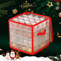 Clear Plastic Ornament Box For Christmas Decorations Storage | Temsk