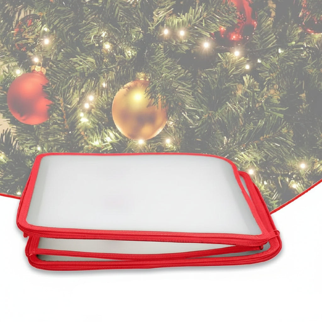 Clear Plastic Ornament Box For Christmas Decorations Storage | Temsk