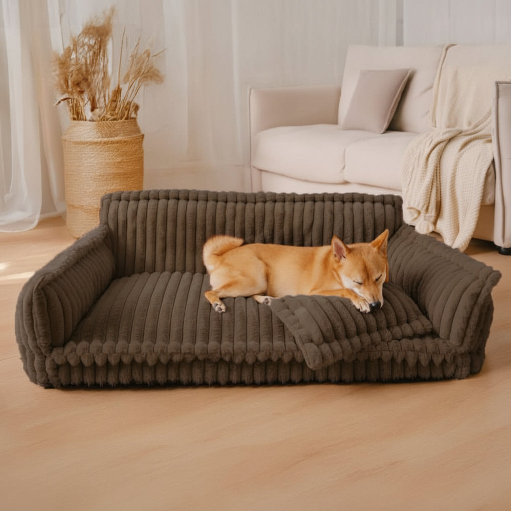 Cozy Dream Orthopedic Dog Cushion With Neck Support And Fluffy Comfort | Temsk