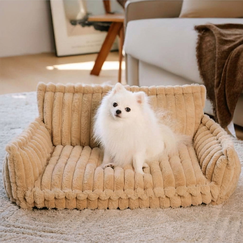 Cozy Dream Orthopedic Dog Cushion With Neck Support And Fluffy Comfort | Temsk