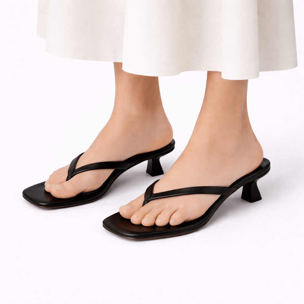 Women's Orthopedic Heeled Slippers for Summer Comfort Footwear | Temsk