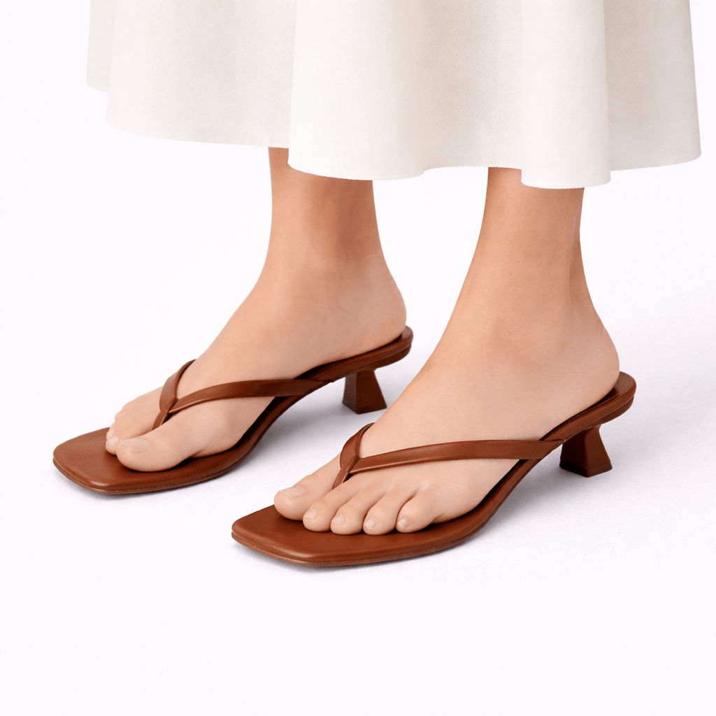 Women's Orthopedic Heeled Slippers for Summer Comfort Footwear | Temsk