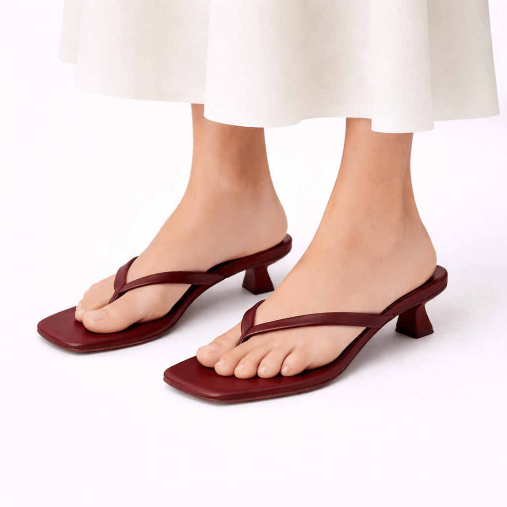 Women's Orthopedic Heeled Slippers for Summer Comfort Footwear | Temsk