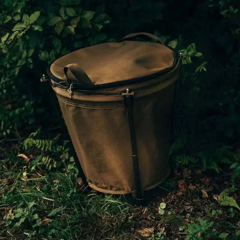 TrailNest Foldable Camping Bin With Oxford Fabric And 20 Litre Capacity PVC Lining | Temsk