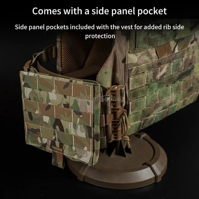 Vanguard Armor Carrier Modular Vest With Laser Cut MOLLE And Quick Release | Temsk
