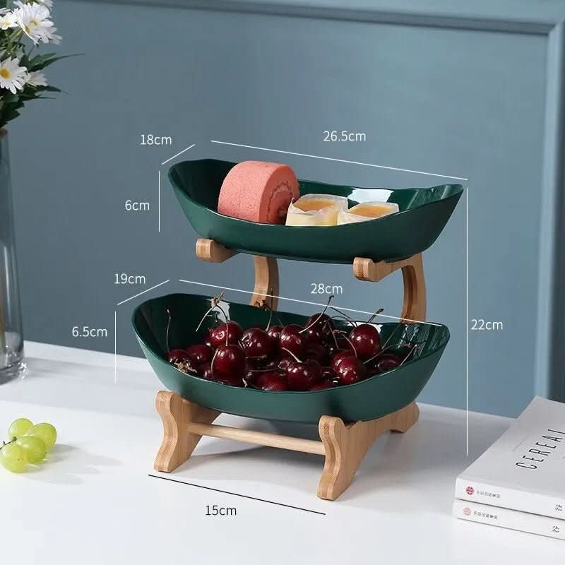 Asteria Home Etagere Two- and Three-Tier Fruit Bowl and Metal Storage Shelf | Temsk