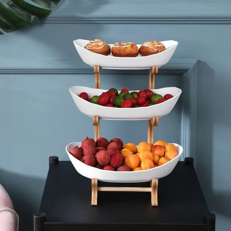 Asteria Home Etagere Two- and Three-Tier Fruit Bowl and Metal Storage Shelf | Temsk
