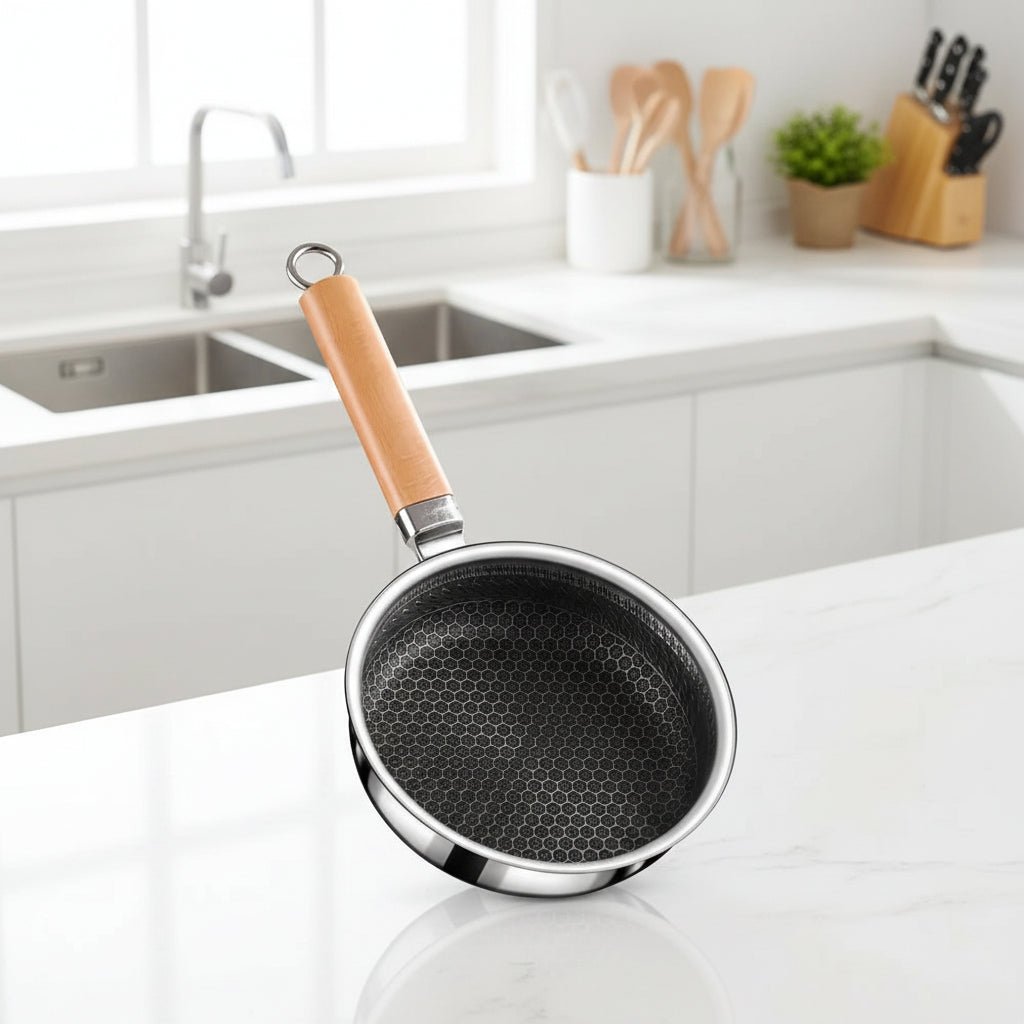 NovaGrip Nonstick Stainless Steel Pan For Comfortable Handling | Temsk