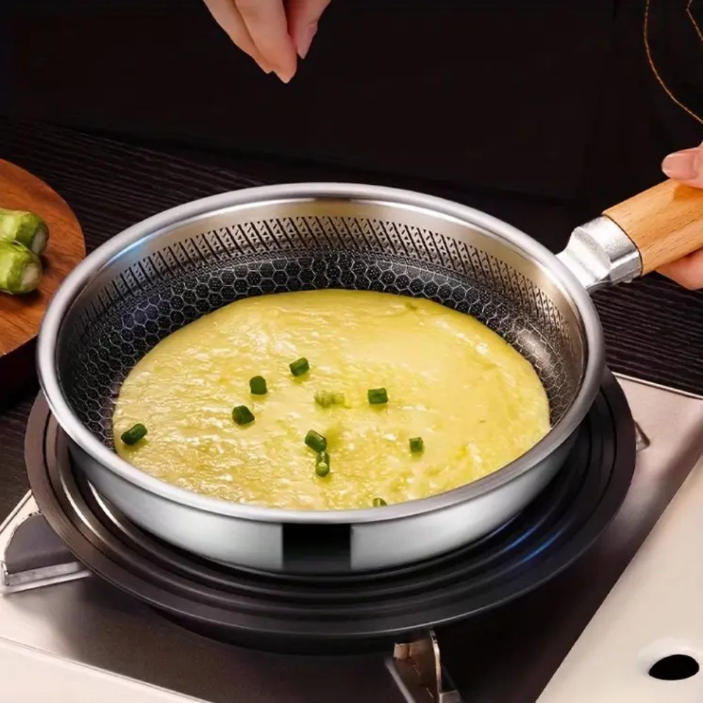 NovaGrip Nonstick Stainless Steel Pan For Comfortable Handling | Temsk