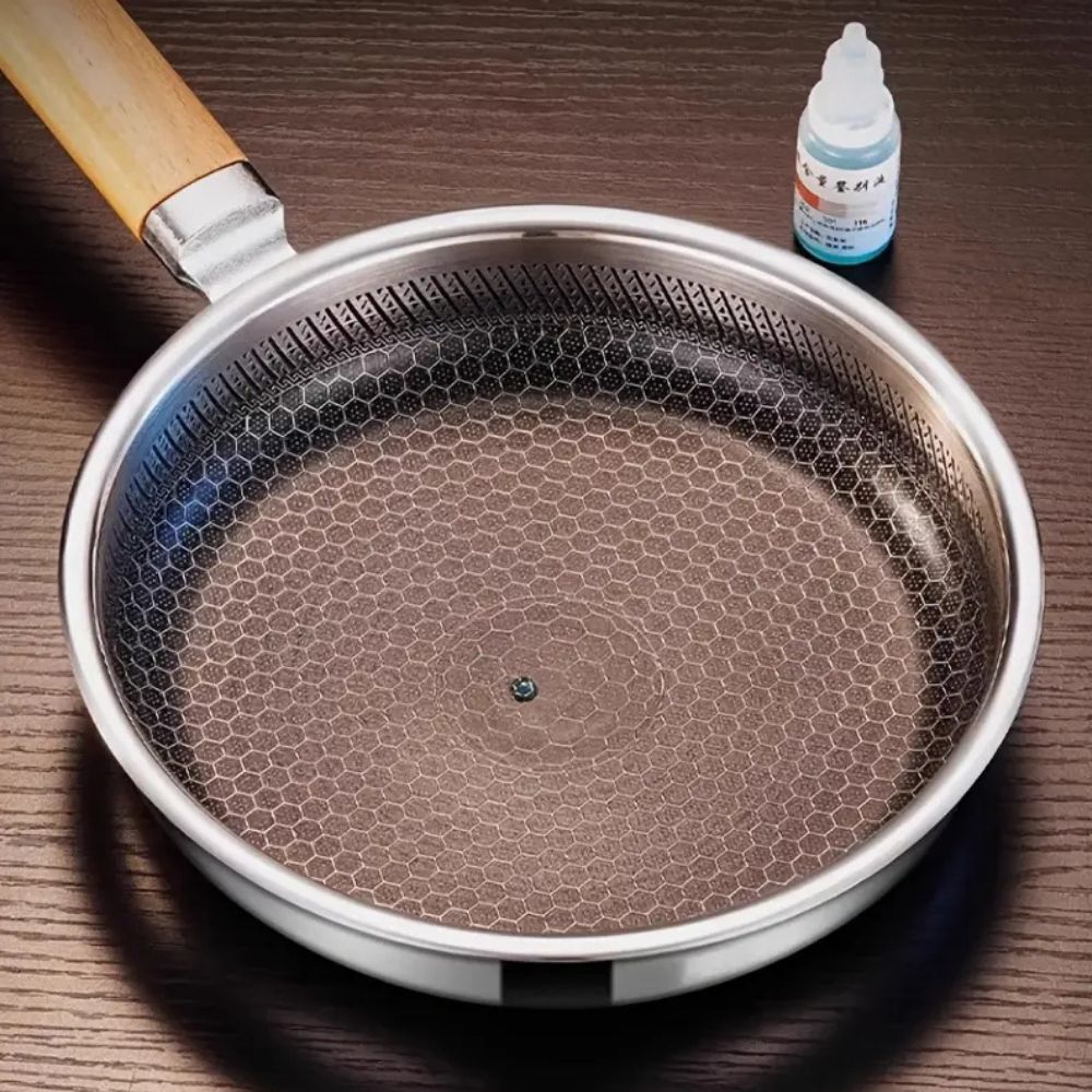 NovaGrip Nonstick Stainless Steel Pan For Comfortable Handling | Temsk