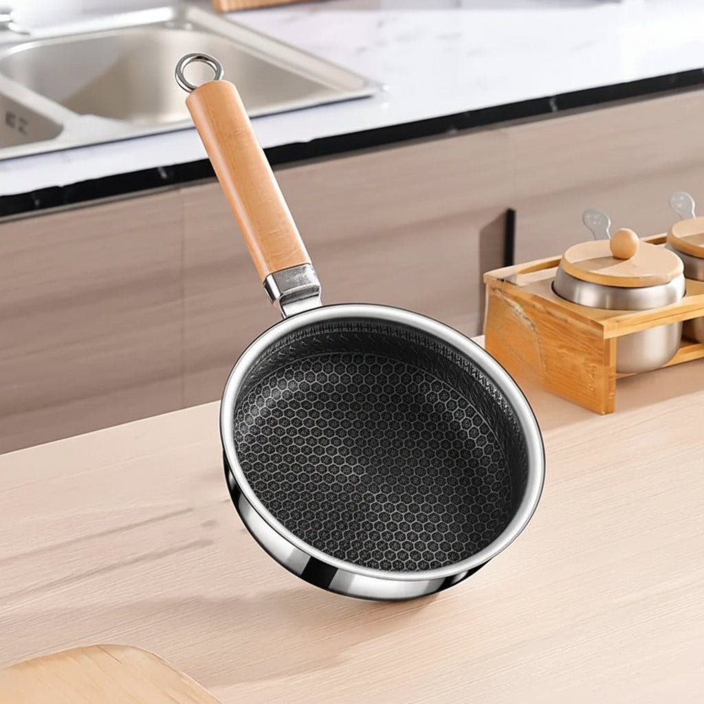 NovaGrip Nonstick Stainless Steel Pan For Comfortable Handling | Temsk