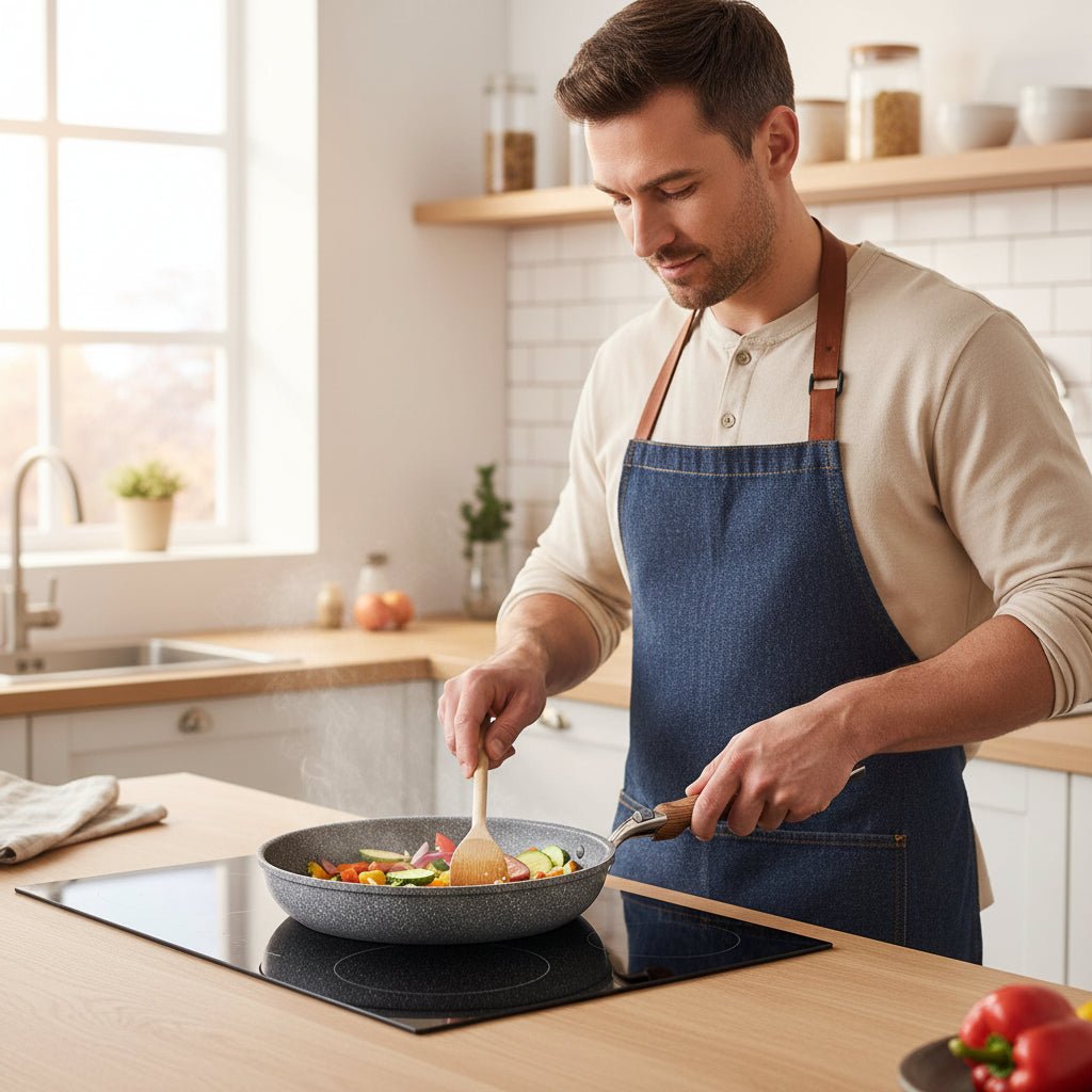 NovaPan Premium Nonstick Frying Pan For Induction And Gas | Temsk
