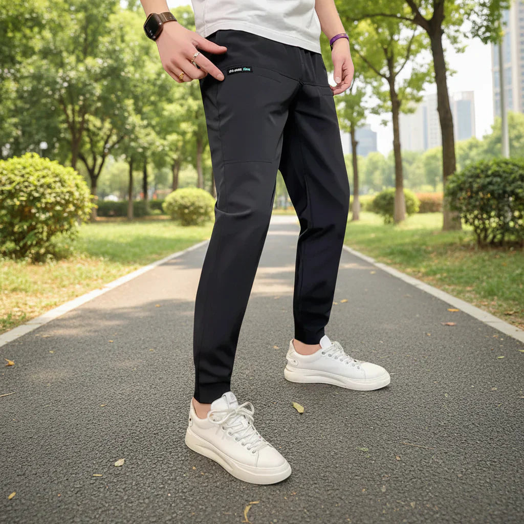 Herren Slim Fit Cargo-Hose mit mehreren Taschen und Stretch | Temsk