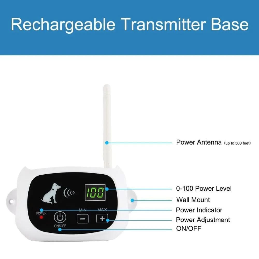 PawGuard Wireless Pet Fence With Sound And Vibration Warnings | Temsk