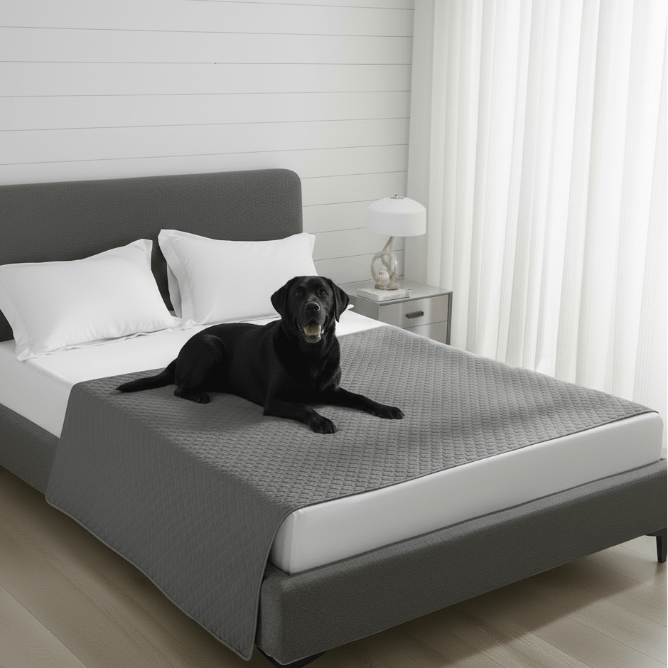 Couverture imperméable et anti-fuite PetGuard Pro pour protection des meubles | Temsk