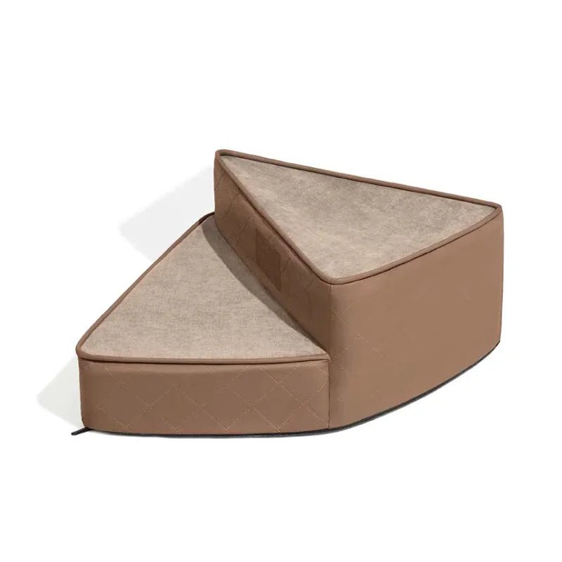 LuxeStep Non-Slip 3-Step Faux Leather Indoor Staircase | Temsk
