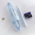 Stainless Steel Fountain Pen, Retractable And Refillable Writing Instrument | Temsk
