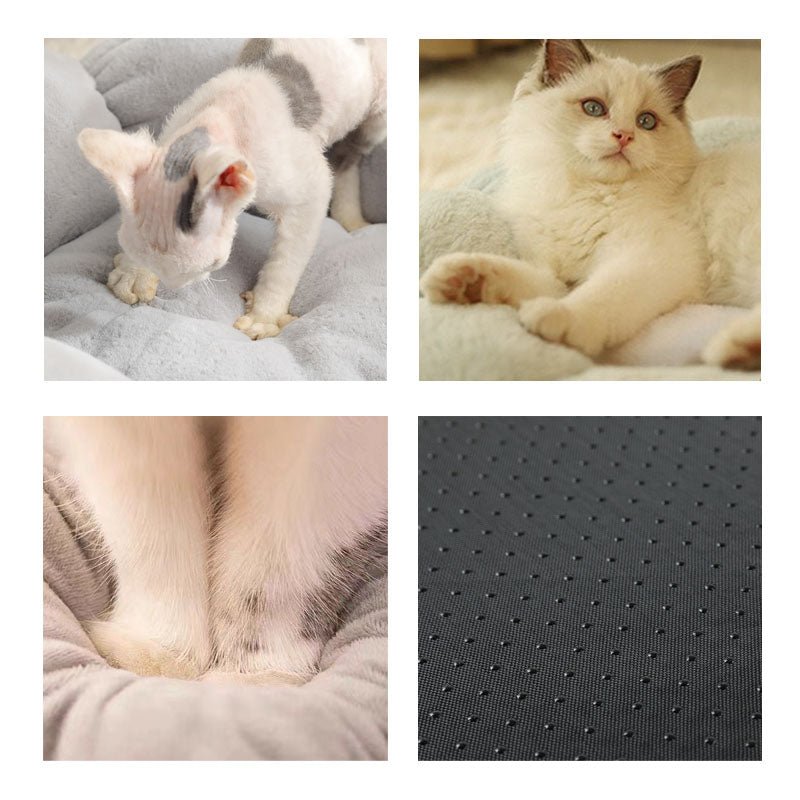 BloomPaws Cat Bed In Flower Shape For Deep Sleep And Relaxation | Temsk