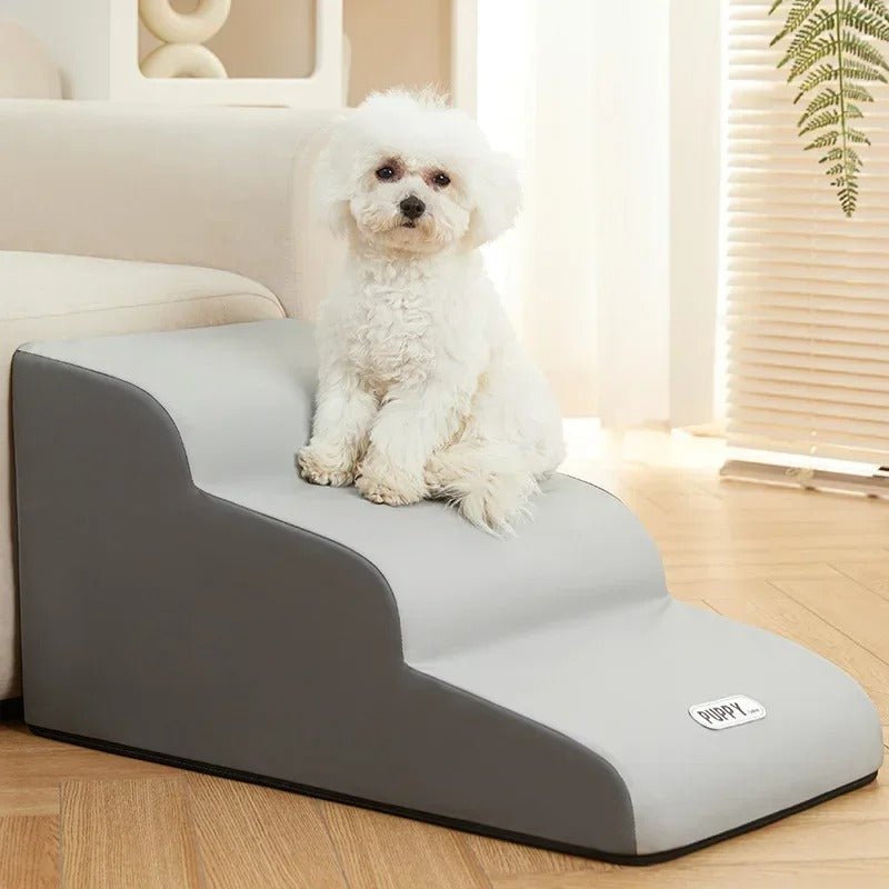 PawLift Pro Pet Bed Step Ladder With Non Slip Steps For Small Dogs And Cats | Temsk