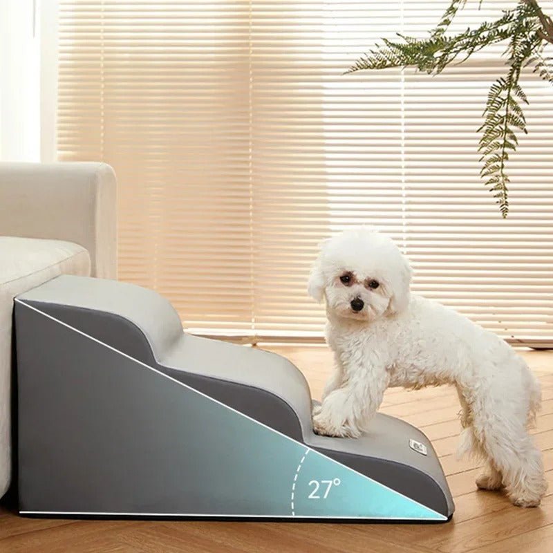 PawLift Pro Pet Bed Step Ladder With Non Slip Steps For Small Dogs And Cats | Temsk