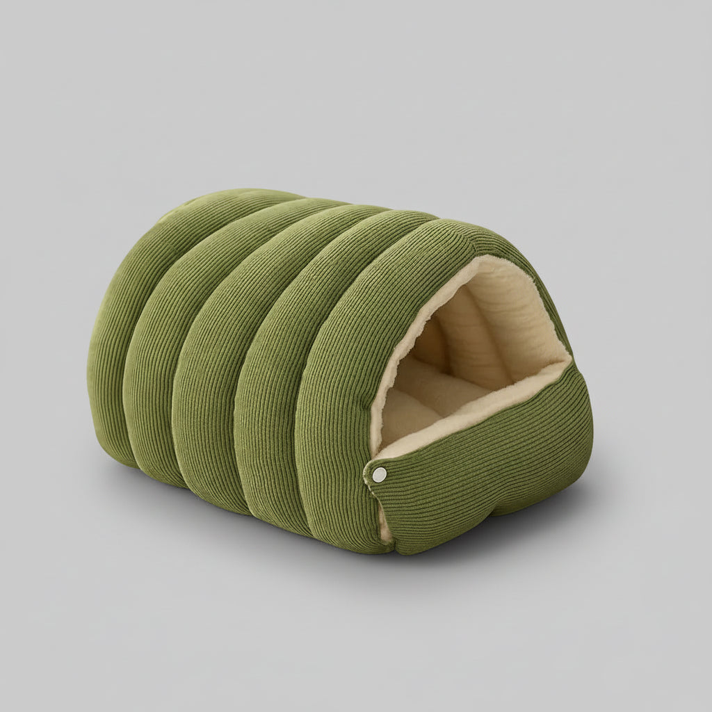 Cozy Plush Cat Cave Bed For Warm Indoor Sleeping And Relaxation | Temsk