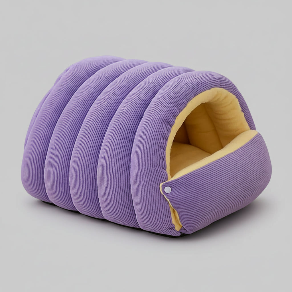 Cozy Plush Cat Cave Bed For Warm Indoor Sleeping And Relaxation | Temsk