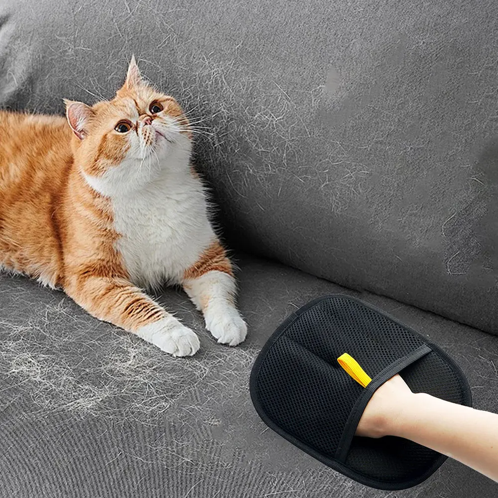 Pet Hair Removal Glove For Furniture Clothing And Carpets | Temsk