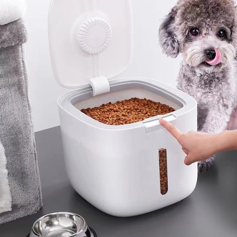 PawGuard Sealed Dog Food Storage Container With Measuring Cup | Temsk