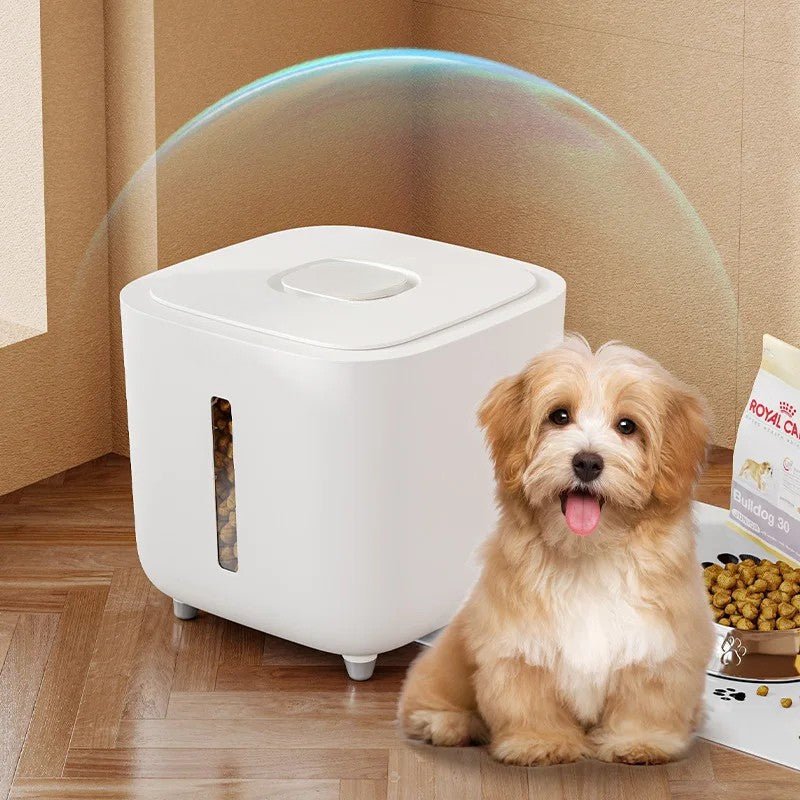 PawGuard Sealed Dog Food Storage Container With Measuring Cup | Temsk