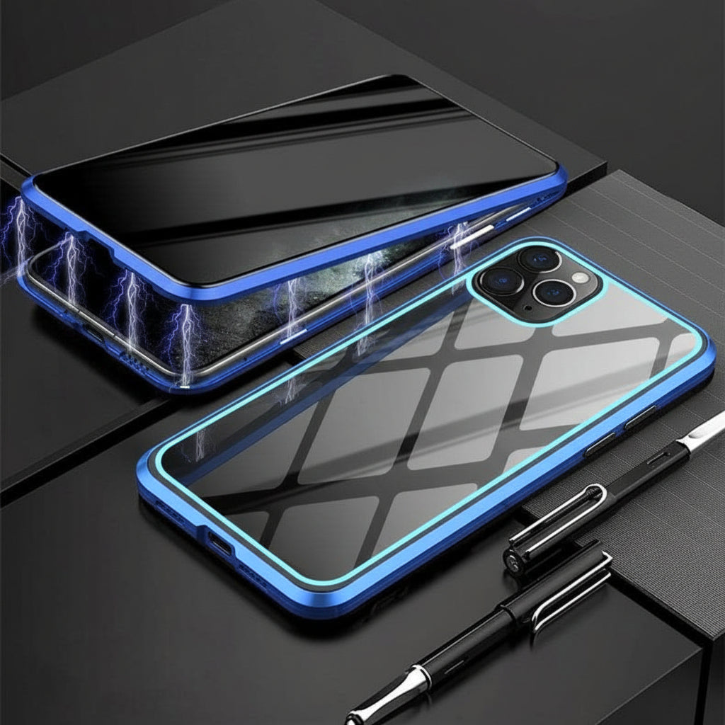 Privacy Anti-Spy Phone Case With 360 Degree Tempered Glass Cover | Temsk