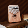 Kalimba Thumb Piano In Mahogany Wood 17 Key Instrument | Temsk