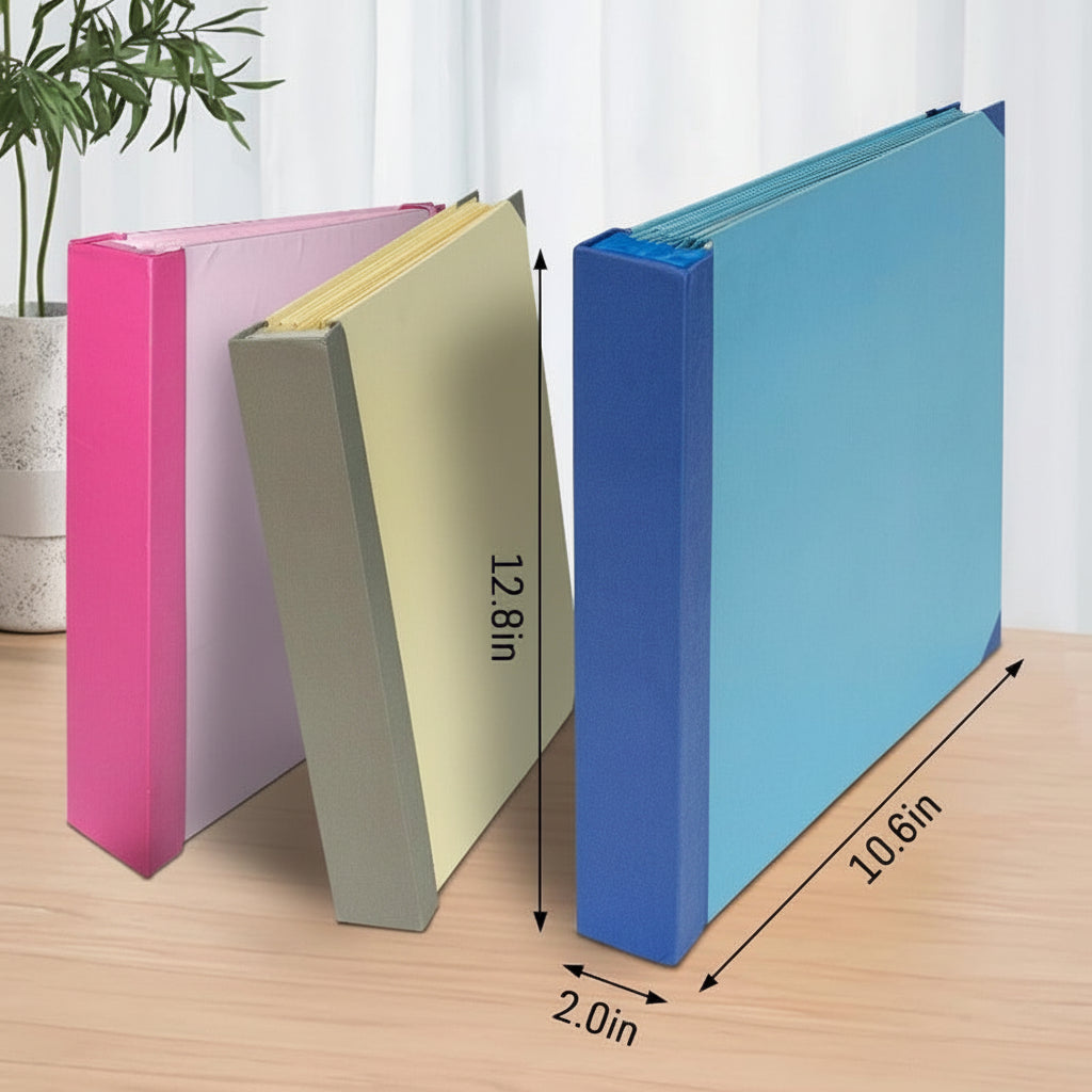Binder Organizer Set For Home Records In Pink Folder Kit | Temsk