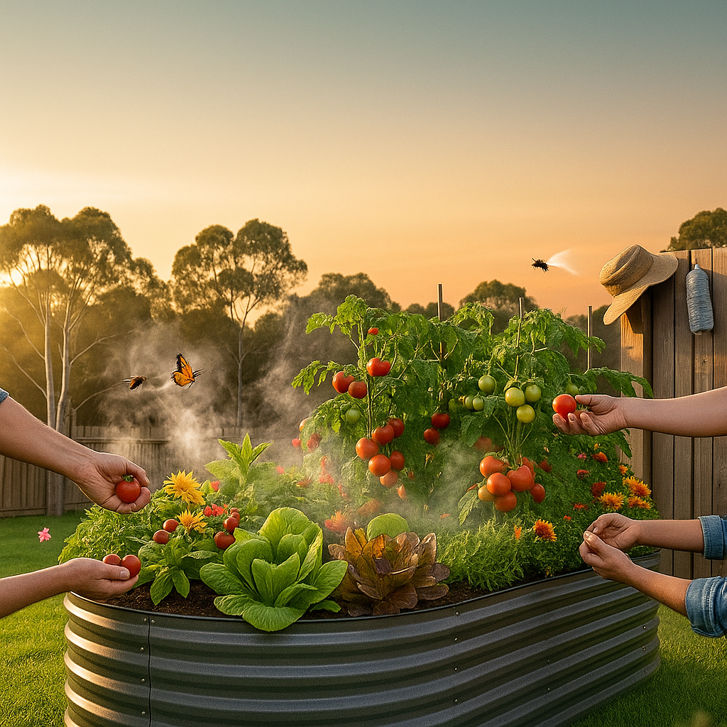 Evergrove Weatherproof Oval Raised Garden Bed Made From Galvanized Steel | Temsk