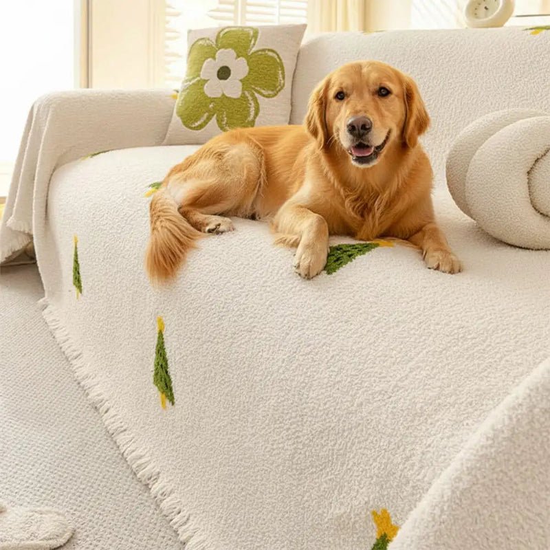 Snowhaven Christmas Plush Sofa Blanket With Festive Tree Design And Soft Comfort | Temsk