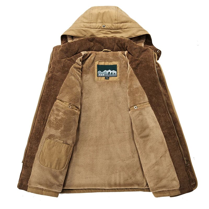 EcoLeaf Insulated Men's Winter Jacket With Rainproof Design | Temsk