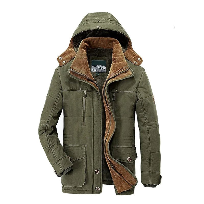 EcoLeaf Insulated Men's Winter Jacket With Rainproof Design | Temsk