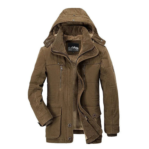 EcoLeaf Insulated Men's Winter Jacket With Rainproof Design | Temsk
