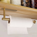 Under Cabinet Paper Towel Holder With Black Finish Stainless Steel | Temsk