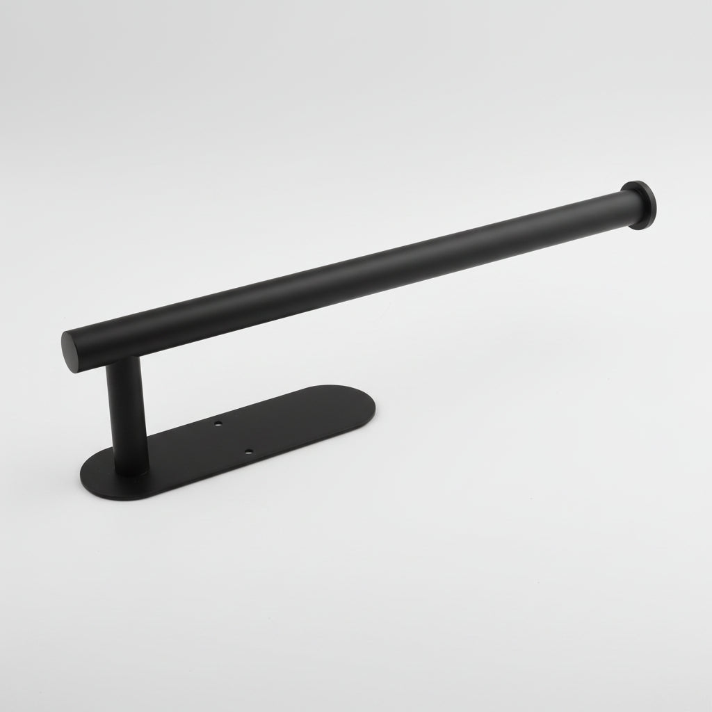 Under Cabinet Paper Towel Holder With Black Finish Stainless Steel | Temsk