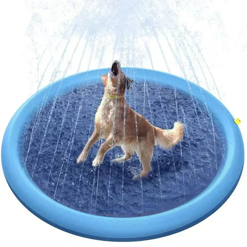 AquaPaws Splash Mat Interactive Water Mat For Dogs In Summer | Temsk