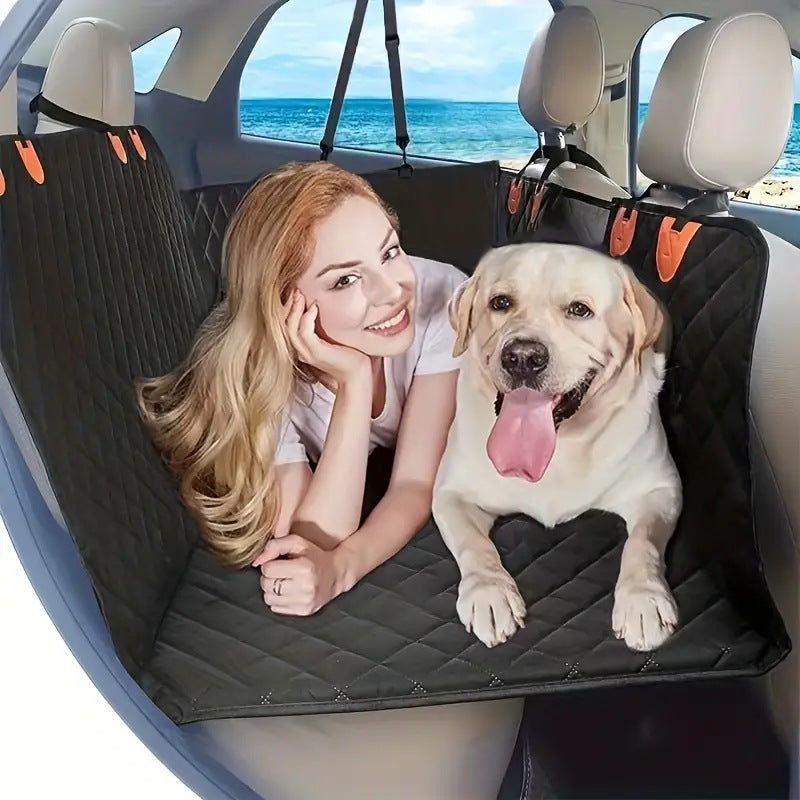 Premium Dog Seat Cover With Hard Bottom For SUVs And Cars | Temsk