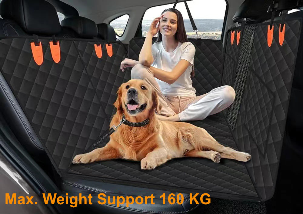 Premium Dog Seat Cover With Hard Bottom For SUVs And Cars | Temsk