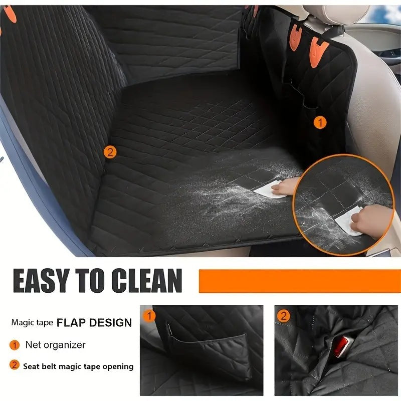 Premium Dog Seat Cover With Hard Bottom For SUVs And Cars | Temsk