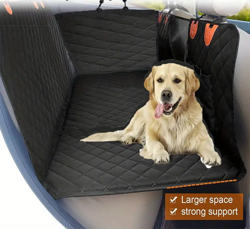Premium Dog Seat Cover With Hard Bottom For SUVs And Cars | Temsk